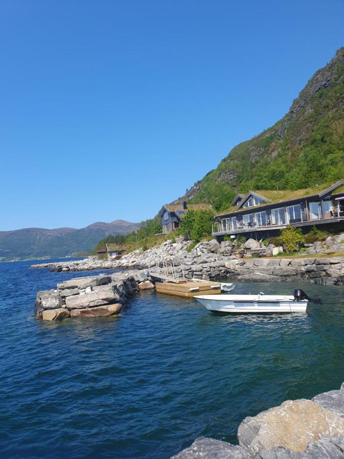 Smastranda Fjord Lodge Aheim Exteriér fotografie