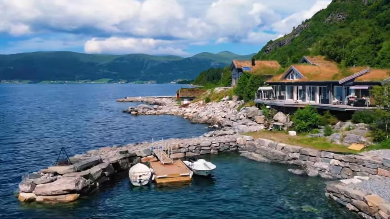 Smastranda Fjord Lodge Aheim Exteriér fotografie
