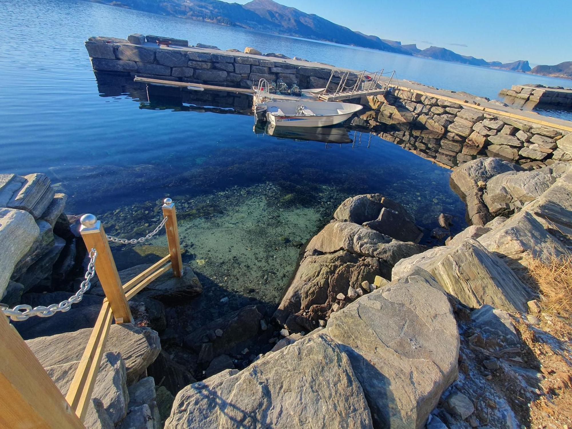 Smastranda Fjord Lodge Aheim Exteriér fotografie